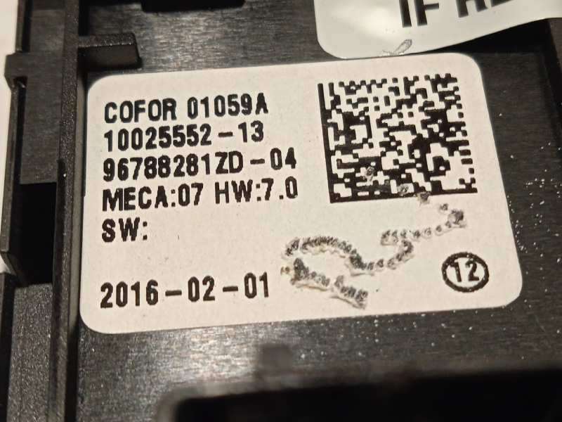 Recambio de mando elevalunas delantero izquierdo para peugeot 308 access referencia OEM IAM 96788281ZD - Blanco 5
