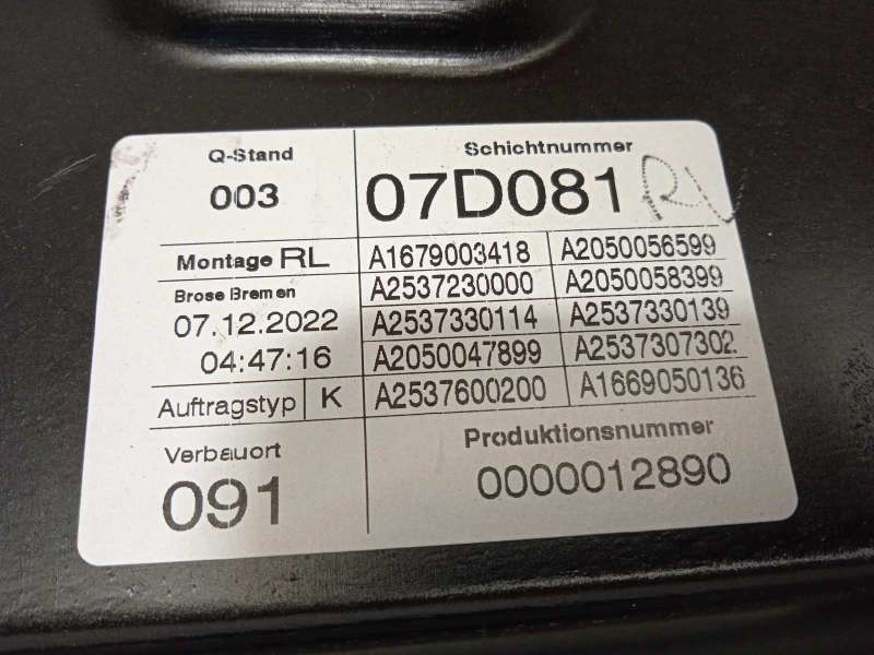 Recambio de elevalunas trasero izquierdo para mercedes-benz clase glc coupe (bm 253)(6.2016) referencia OEM IAM A2537308102  A21 - Blanco 3