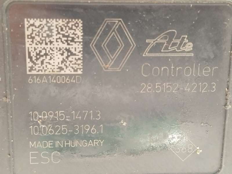 Recambio de abs para dacia dokker ambiance referencia OEM IAM 476600078R 28515242123 10022006554 6