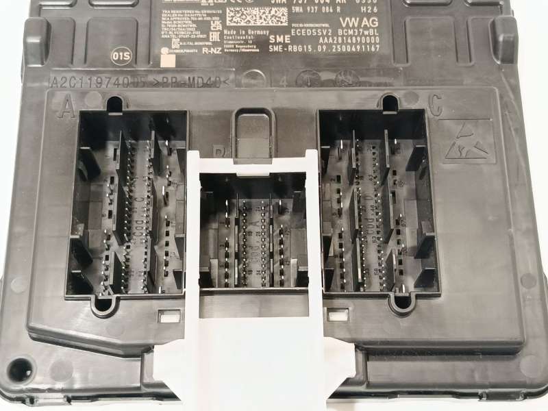 Recambio de centralita confort para volkswagen tiguan 2,0 tig referencia OEM IAM 5WA937084AR 5WA937084R AAA2814890000 2