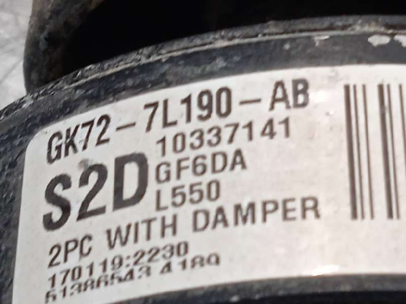 Recambio de transmision central para land rover discovery sport 2.0 td4 cat referencia OEM IAM GK727L190AB LR072103 - Negro 4