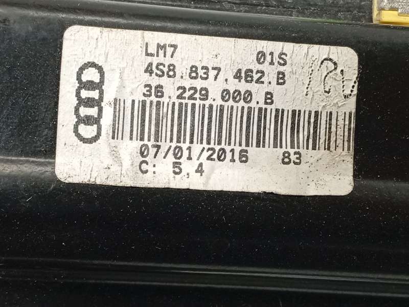 Recambio de elevalunas delantero derecho para audi r8 (4s3, 4sp) 5.2 fsi quattro referencia OEM IAM 4S8837462B 8W0959801 - Amarillo 5