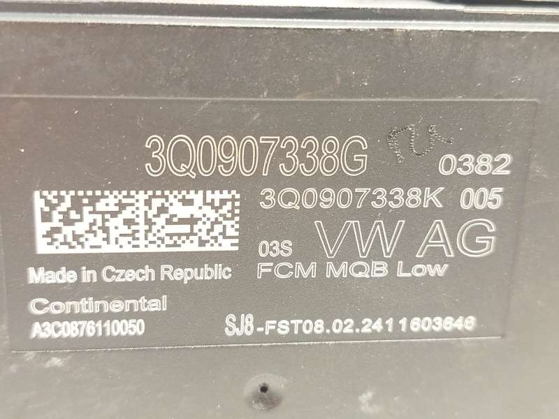 Recambio de modulo electronico para volkswagen t-roc (a11, d11) 1.0 tsi referencia OEM IAM 3Q0907338G  A3C0876110050 4