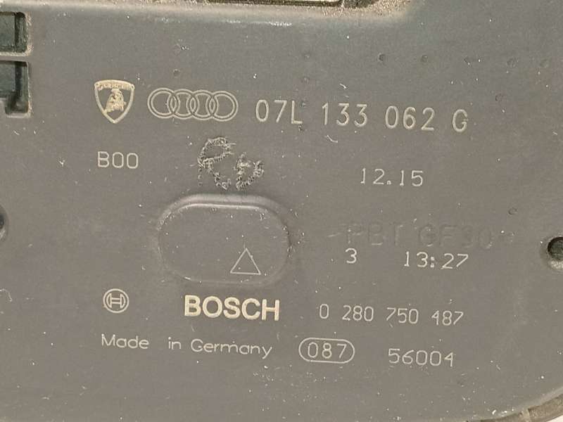 Recambio de caja mariposa para audi r8 (4s3, 4sp) 5.2 fsi quattro referencia OEM IAM 07L133062G  0280750487 - Amarillo 5