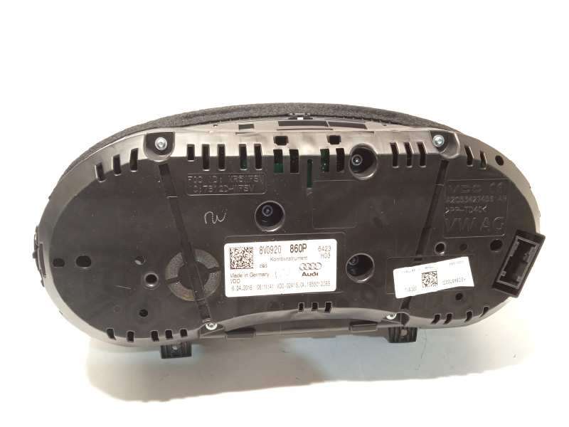 Recambio de cuadro instrumentos para audi a3 sportback (8va) ambiente referencia OEM IAM 8V0920860P - Negro 5