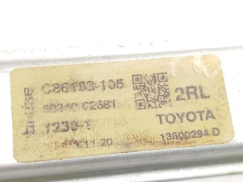 Recambio de elevalunas trasero izquierdo para toyota corolla fastback (_e21_) 1.8 hybrid (zwe211) referencia OEM IAM 6984002681 - Rojo 4