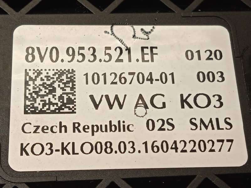 Recambio de mando intermitentes para audi a3 sportback (8va) ambiente referencia OEM IAM 8V0953521EF  8V0953502 - Negro 6