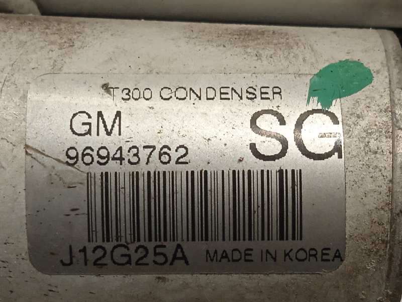 Recambio de condensador / radiador aire acondicionado para chevrolet aveo 1.2 cat referencia OEM IAM 96943762 - Blanco 6