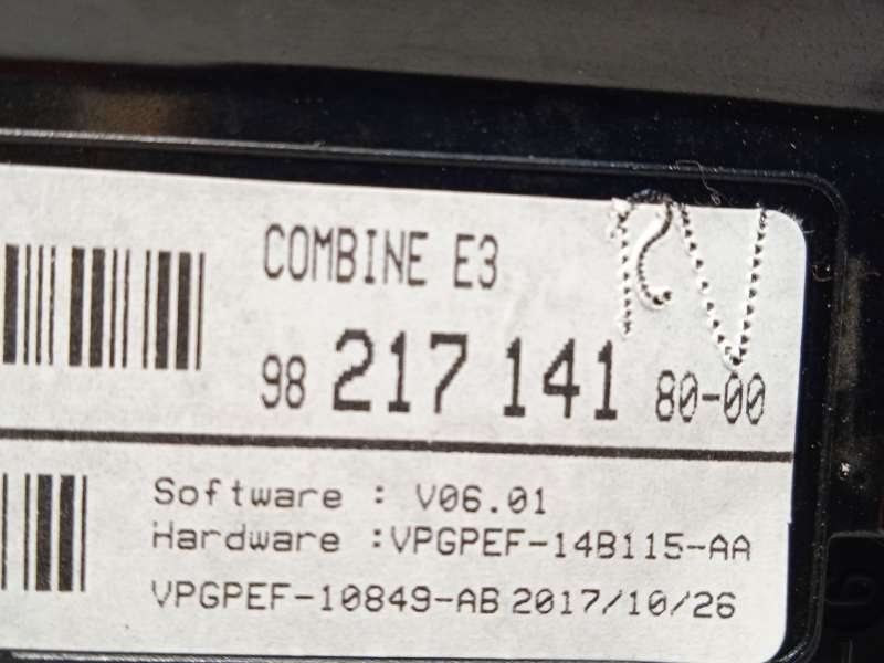 Recambio de cuadro instrumentos para citroën c4 cactus feel referencia OEM IAM 9821714180 - Rojo 5