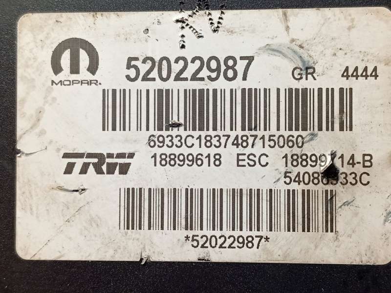 Recambio de abs para fiat 500x (334_) 1.4 (334axc1b, 334axc11) referencia OEM IAM 52022987 18899618 - Gris 6