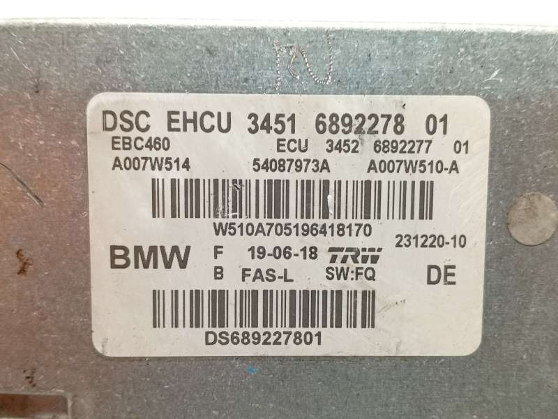 Recambio de abs para bmw 5 (g30, f90) 540 i referencia OEM IAM 34516892278 54087973A A007W514 6