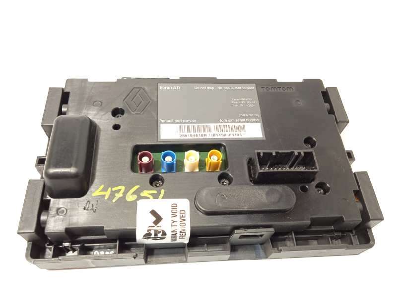 Recambio de pantalla multifuncion para renault latitude 2.0 dci diesel fap referencia OEM IAM 259154618R - Blanco 4