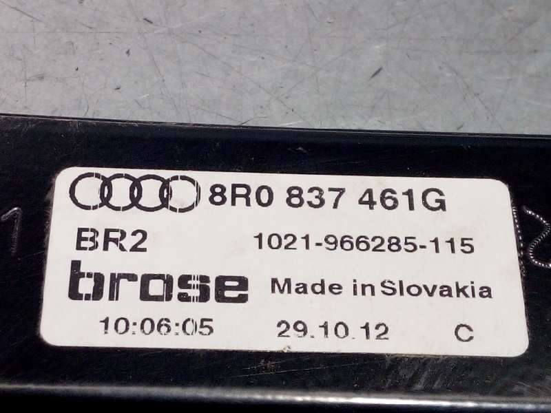 Recambio de elevalunas delantero izquierdo para audi q5 (8r) 2.0 16v tdi referencia OEM IAM 8R0837461G  8K0959801B - Blanco 3