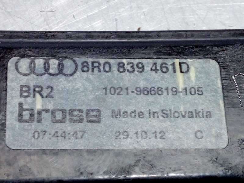 Recambio de elevalunas trasero izquierdo para audi q5 (8r) 2.0 16v tdi referencia OEM IAM 8R0839461D - Blanco 4