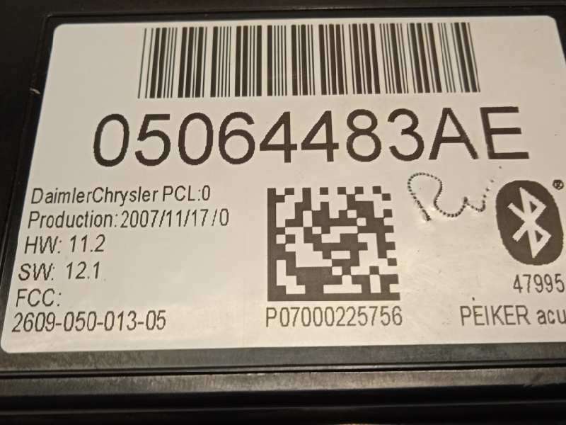 Recambio de modulo electronico para chrysler grand voyager 2.8 crd cat referencia OEM IAM 05064483AE K05064483AE P07000225756 - Azul 5