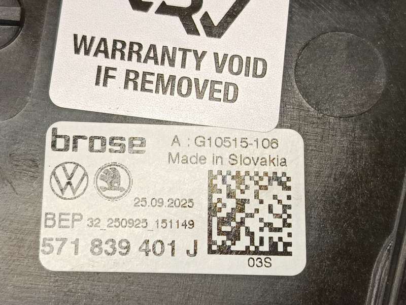Recambio de elevalunas trasero izquierdo para volkswagen tiguan 2,0 tig referencia OEM IAM 571839461H 571839401J G10515106 5