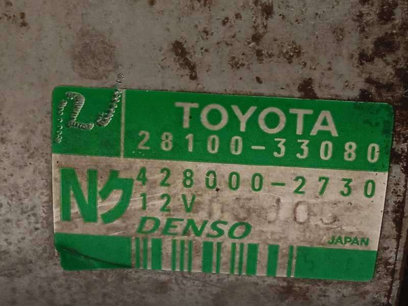 Recambio de motor arranque para toyota auris luna+ referencia OEM IAM 2810033080  4280002730 - Gris 5