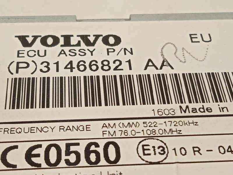 Recambio de sistema navegacion gps para volvo v60 familiar referencia OEM IAM 31466821  P31466821AA - Blanco 5