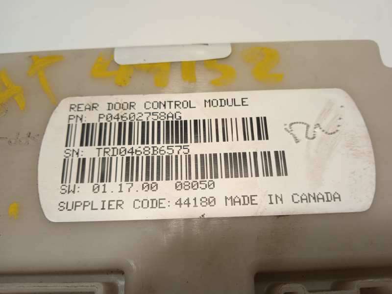 Recambio de centralita confort para chrysler grand voyager 2.8 crd cat referencia OEM IAM P04602758AG - Azul 4
