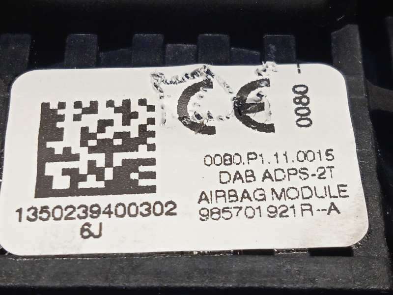 Recambio de airbag delantero izquierdo para renault scenic iii dynamique referencia OEM IAM 985701921R - Negro 6