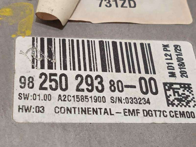 Recambio de pantalla multifuncion para citroën c4 picasso feel referencia OEM IAM 9825029380  A2C15851900 - Azul 4