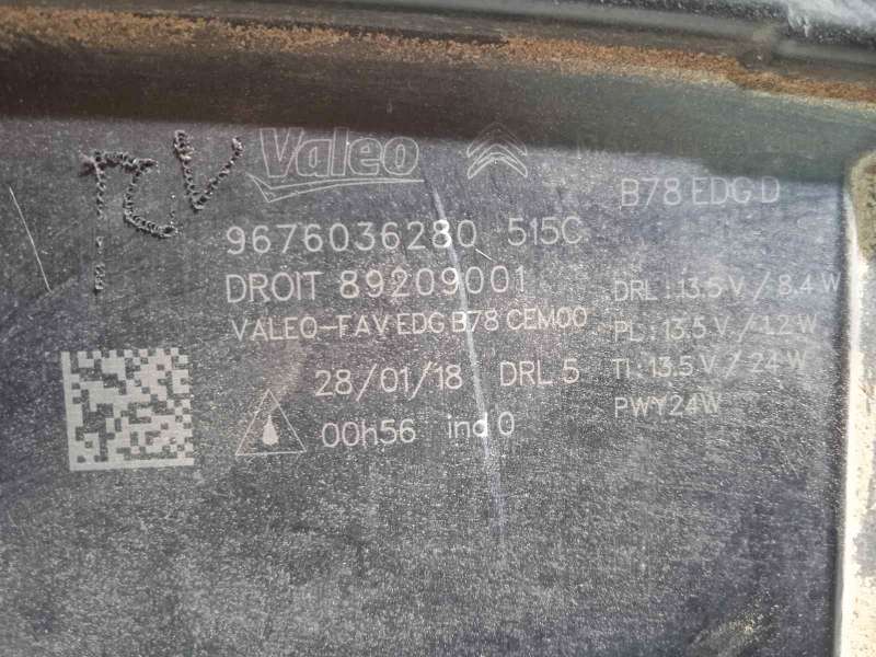Recambio de piloto delantero derecho para citroën c4 picasso feel referencia OEM IAM 9676036280 - Azul 6