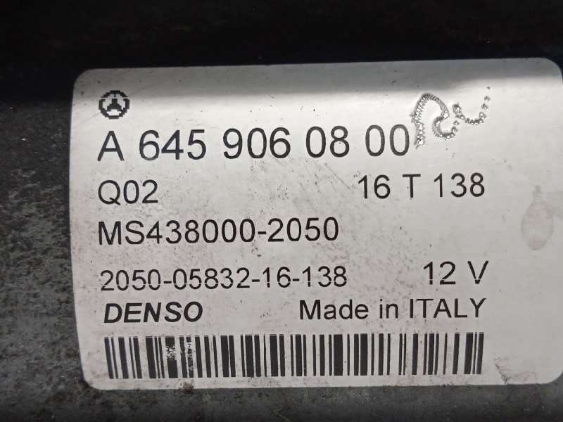 Recambio de motor arranque para infiniti q30 1.6 premium referencia OEM IAM A6459060800 6459060800 MS4380002050 5