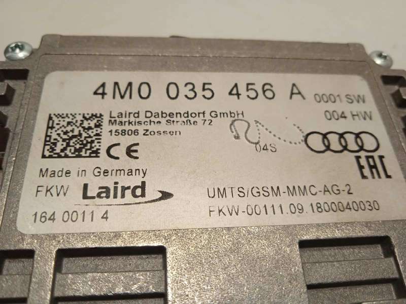 Recambio de modulo electronico para seat leon st (5f8) cupra 300 4drive referencia OEM IAM 4M0035456A - Rojo 4