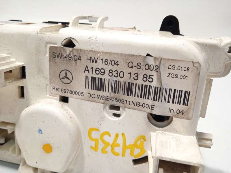 Recambio de mando calefaccion / aire acondicionado para mercedes-benz clase a (w169) a 160 cdi (169.006, 169.306) referencia OEM - Rojo 5