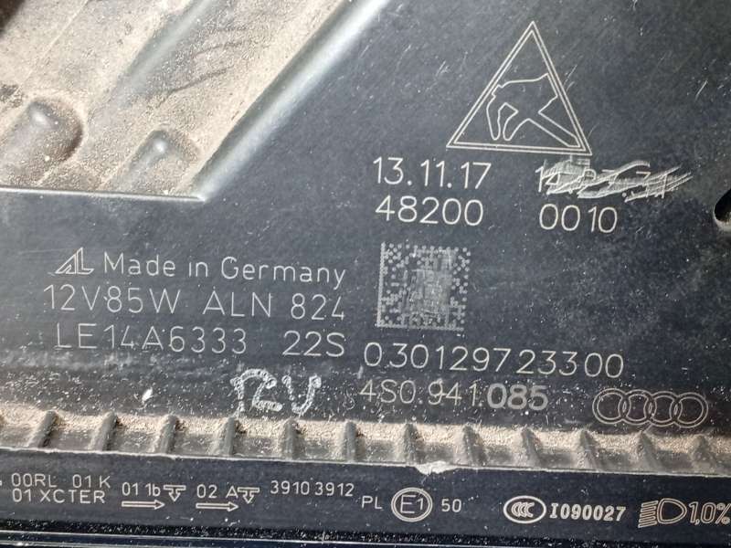 Recambio de faro izquierdo para audi r8 (4s3, 4sp) 5.2 fsi quattro referencia OEM IAM 4S0941085 - Amarillo 7