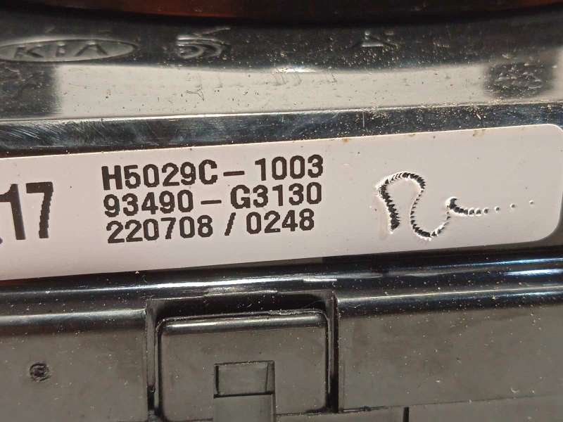 Recambio de anillo airbag para kia picanto (ja) gt line referencia OEM IAM 93490G3130 - Blanco 4