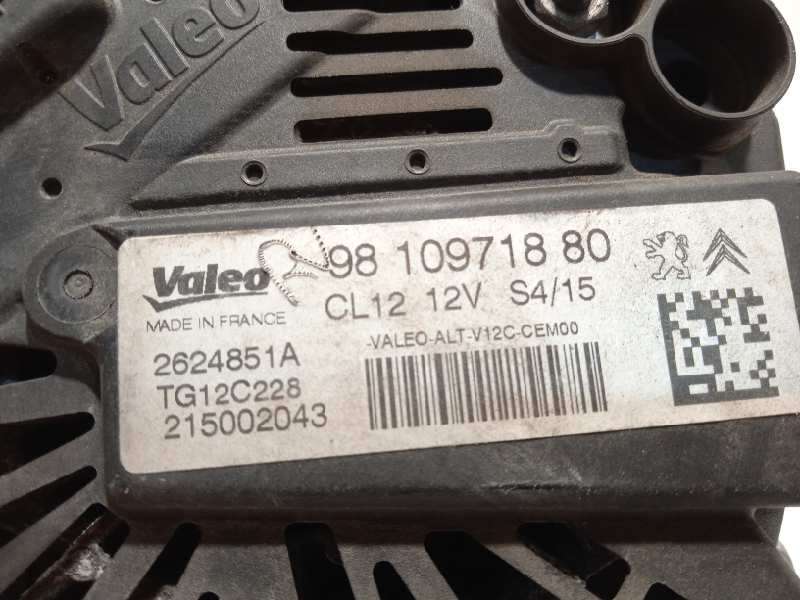 Recambio de alternador para citroën c4 cactus feel cool referencia OEM IAM 9810971880 2624851A TG12C228 4