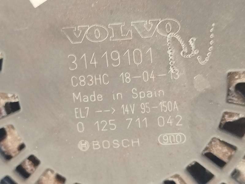 Recambio de alternador para volvo v40 hatchback (525) d2 referencia OEM IAM 31419101  0125711042 - Blanco 5