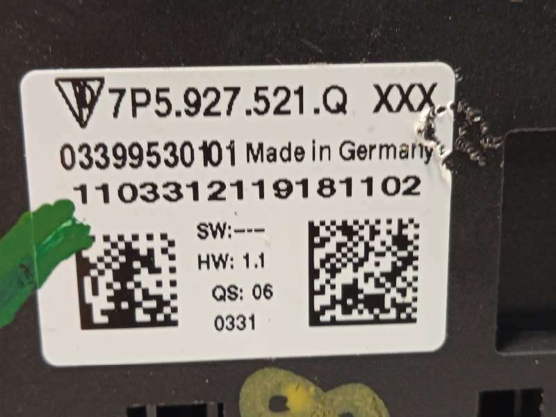 Recambio de mando multifuncion para porsche cayenne (typ 92aa) referencia OEM IAM 7P5927521Q - Gris 5