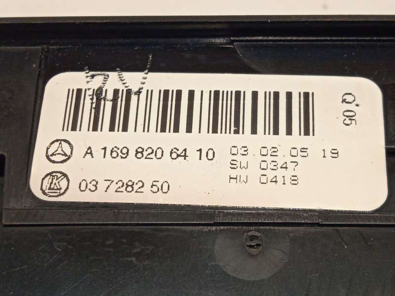Recambio de mando elevalunas delantero izquierdo para mercedes-benz clase a (w169) a 160 cdi (169.006, 169.306) referencia OEM I - Rojo 5