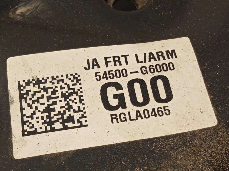Recambio de brazo suspension inferior delantero izquierdo para kia picanto (ja) gt line referencia OEM IAM 54500G6000 - Blanco 3
