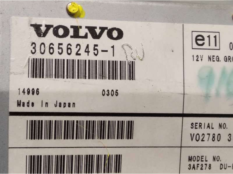 Recambio de pantalla multifuncion para volvo xc90 2.4 diesel cat referencia OEM IAM 30656245 3