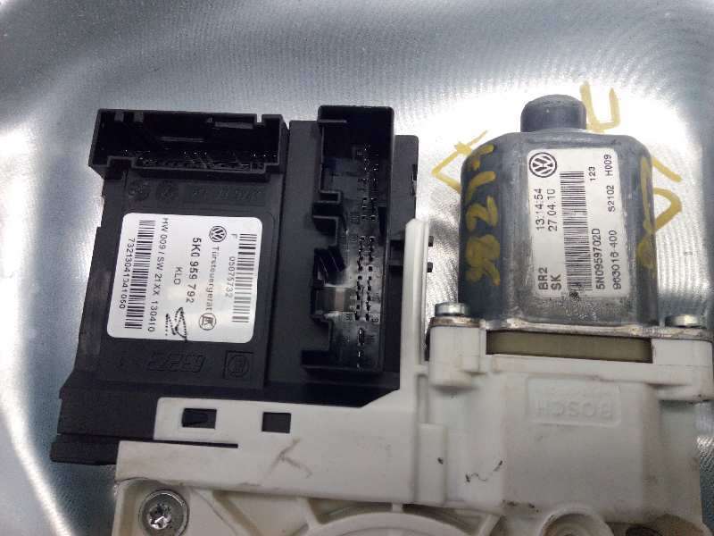Recambio de elevalunas delantero izquierdo para volkswagen tiguan (5n1) 2.0 tdi referencia OEM IAM 5N0837461  5N0959702D 3