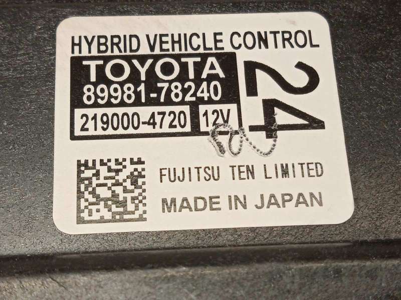 Recambio de modulo electronico para lexus nx 300h 4wd referencia OEM IAM 8998178240  2190004720 4