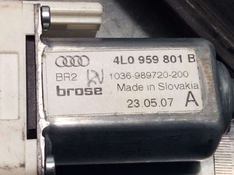 Recambio de elevalunas delantero izquierdo para audi q7 (4l) 3.0 tdi referencia OEM IAM 4L0837461A  4L0959801B - Negro 4