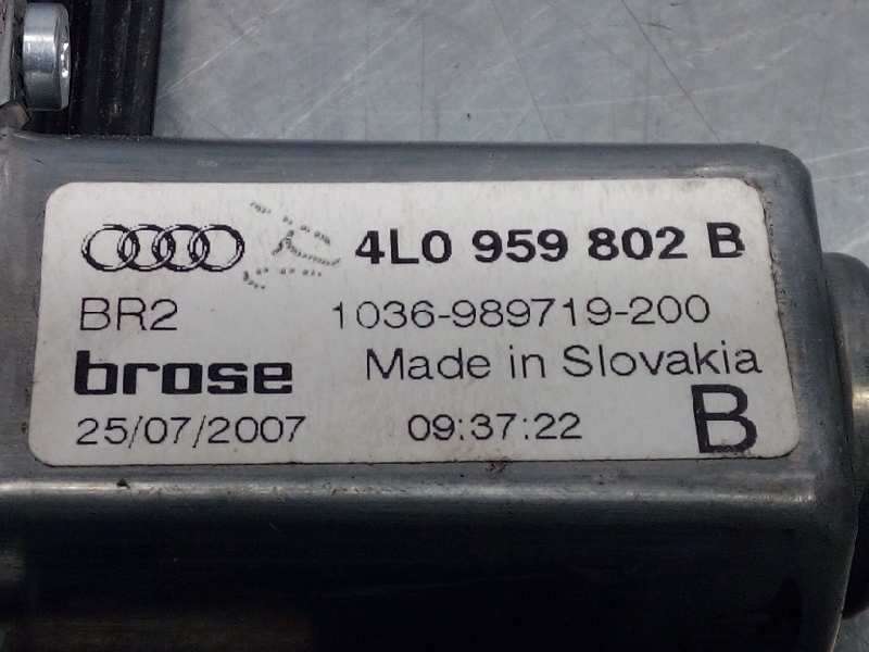 Recambio de elevalunas delantero derecho para audi q7 (4l) 3.0 tdi referencia OEM IAM 4L0837462A  4L0959802B - Negro 4