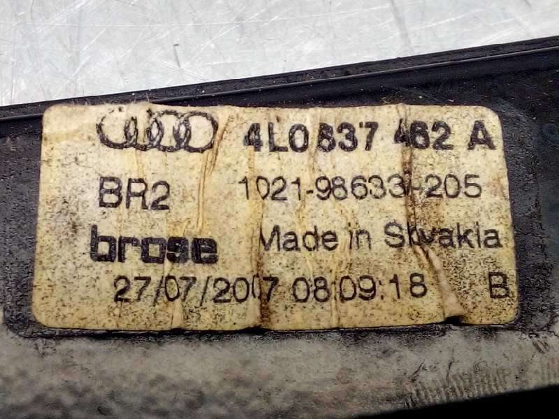 Recambio de elevalunas delantero derecho para audi q7 (4l) 3.0 tdi referencia OEM IAM 4L0837462A  4L0959802B - Negro 5