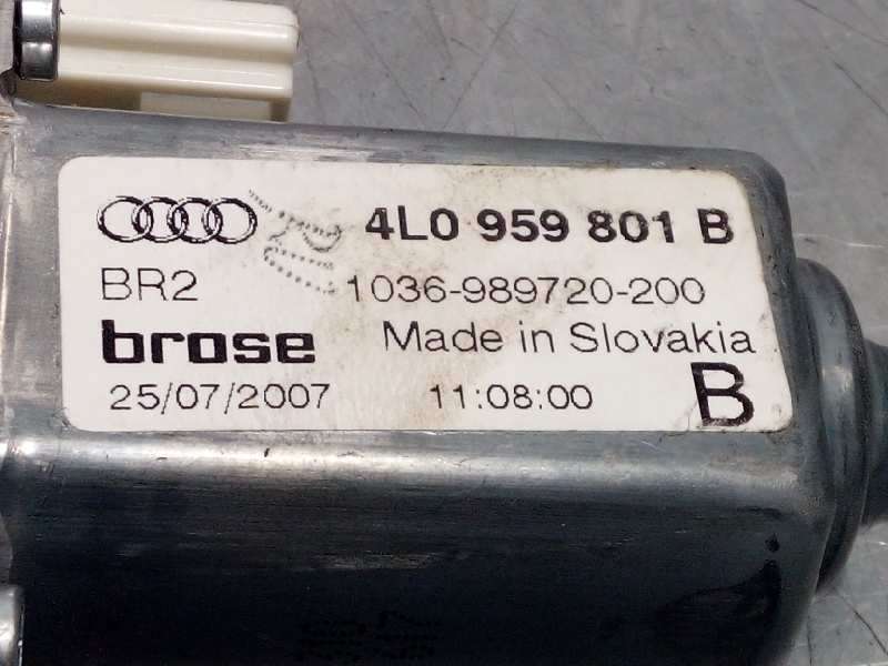 Recambio de elevalunas delantero izquierdo para audi q7 (4l) 3.0 tdi referencia OEM IAM 4L0837461A  4L0959801B - Negro 4