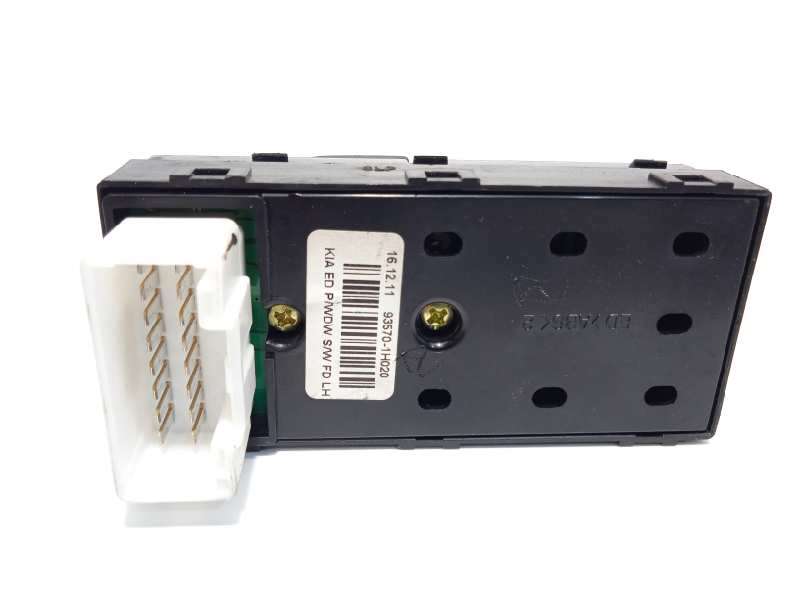 Recambio de mando elevalunas delantero izquierdo para kia cee'd sporty wagon active referencia OEM IAM 935701H020 - Negro 2