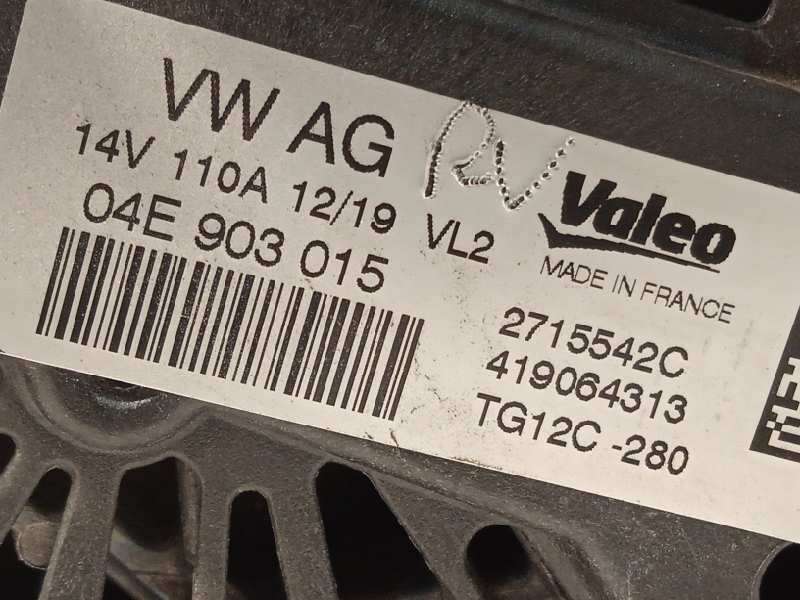 Recambio de alternador para seat ibiza (kj1) fr referencia OEM IAM 04E903015 2715542C TG12C280 - Rojo 4