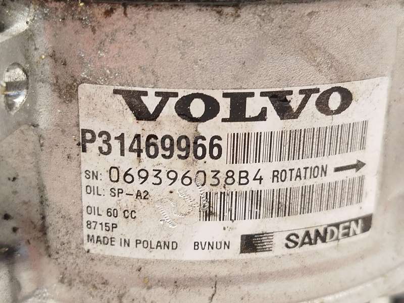 Recambio de compresor aire acondicionado para volvo v40 hatchback (525) d2 referencia OEM IAM 31469966 8715P P31469966 - Blanco 4