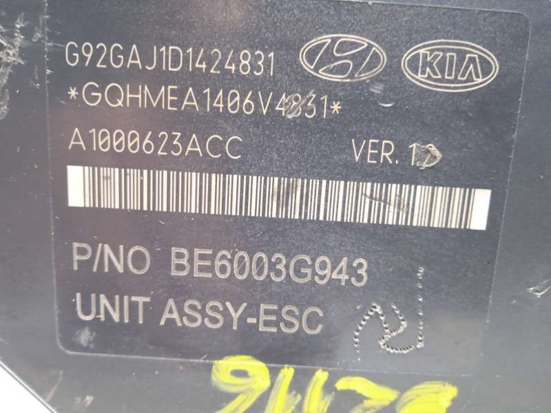 Recambio de abs para kia rio concept referencia OEM IAM 589201W570 BE6003G943 MGH60BH6013G943 5