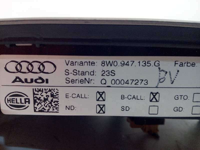 Recambio de luz interior para audi a4 berlina (8w2) 2.0 16v tfsi referencia OEM IAM 8W0947135G - Negro 6