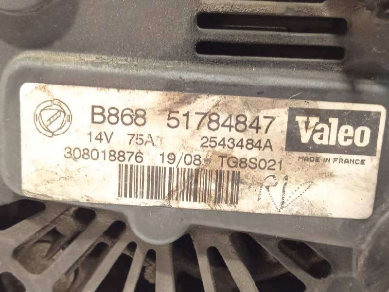 Recambio de alternador para fiat fiorino 1.3 16v jtd cat referencia OEM IAM 51784847 308018876 TG8S021 - Blanco 5