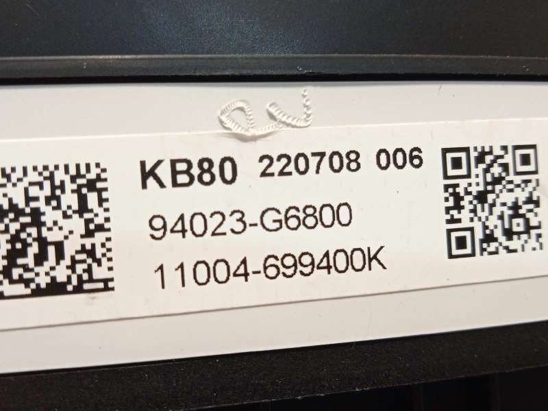 Recambio de cuadro instrumentos para kia picanto (ja) gt line referencia OEM IAM 94023G6800  11004699400K - Blanco 6
